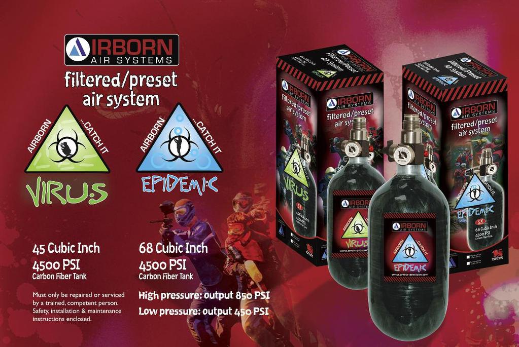 Airborn 4500 PSI air systems