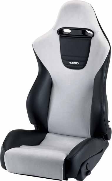 RECARO Sport Sportline Easy-to-operate switch pack Integrated, fully upholstered headrest for the best possible head protection Belt guide for 4-point belt system, the 3-point belt can also be used