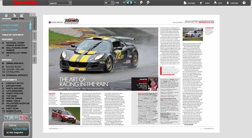 Digital_SportsCar Magazine Mechanical specifications, insertion and material deadlines click here Every issue of SportsCar