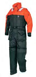 (Immersed Clo = 0.0). Standard piece of uniform for small boat fishermen, ice fishermen and many government agencies Hypothermia and flotation protection in a -piece suit Immersed Clo 0.