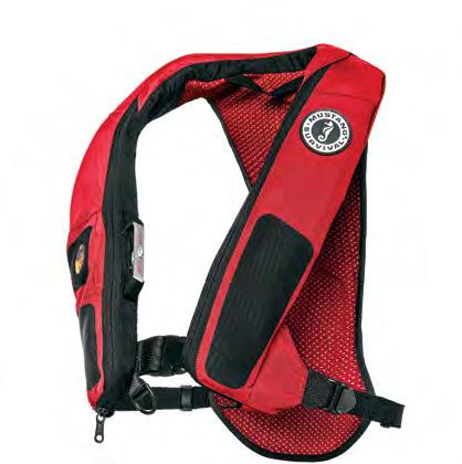 ELITE 8 HIT IMPROVED MD8 0 / MD8 BC / MD 0 *RE-ARM KIT: MA7 SIZE: ADULT UNIVERSAL BACK VIEW THE HIT INFLATABLE PFD WITH HYDROSTATIC INFLATOR TECHNOLOGY IS MUSTANG SURVIVAL S BEST-IN-SAFETY INFLATABLE