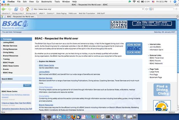 British Sub Aqua Club (BSAC) http://www.bsac bsac.