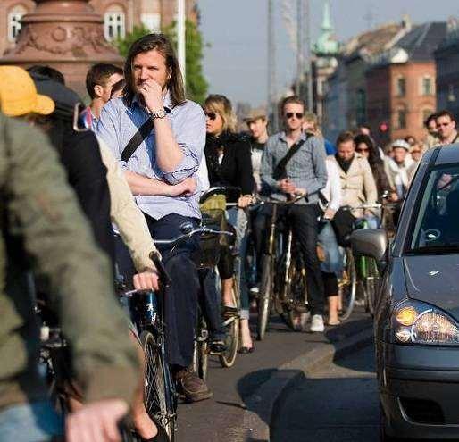 Why do Copenhageners cycle?