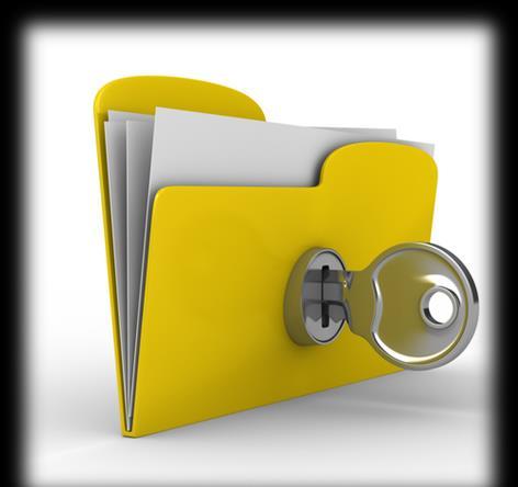 Securing Confidential Information All materials containing confidential information to be secured manage risk; Only