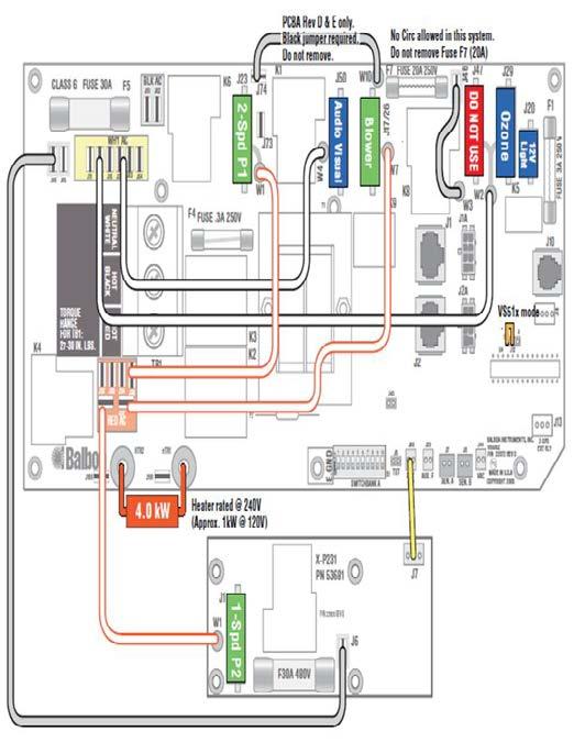 Figure 10A Domestic Wiring Diagram for LX 4000 and LX/DX 5000 Models