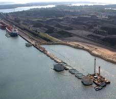 ENVIRONMENTAL EFFECTS As large volumes of dredged material would have to be disposed of for future expansion projects, the Record of Decision (ROD) for this project required extensive monitoring of