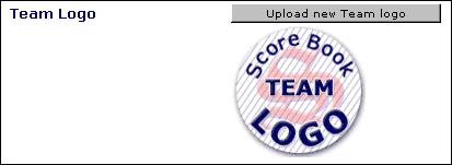 Upload a Team Logo (125K Limit file size You can upload a Team Logo that will display on your ScoreBook Team homepage. The image must be in.jpeg or.gif format.
