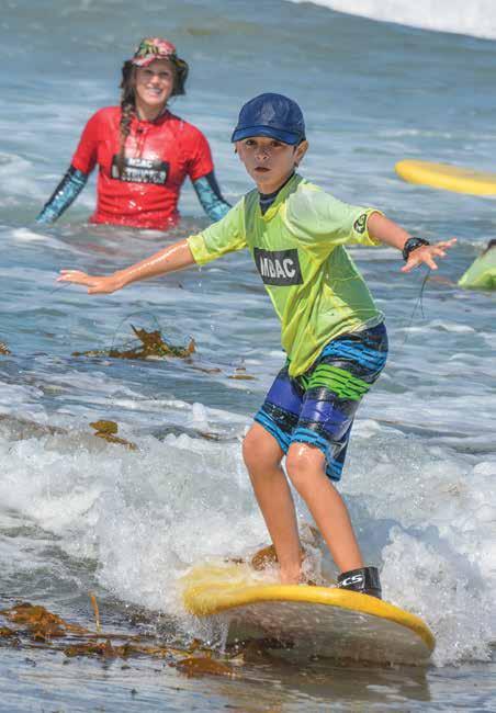 Surfing Campers have been learning to surf at The Watersports Camp for over 40 years.