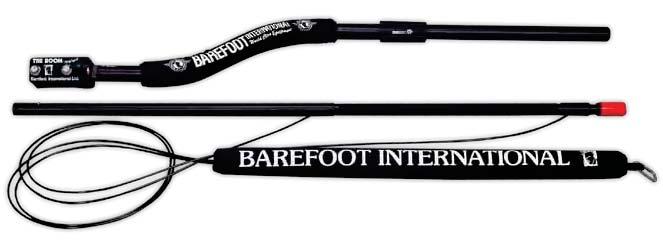 BAREFOOT INTERNATIONAL BOOMS Fits inboard competition boats with a side windshield frame forward of the pylon. Fits the Malibu XTI ski boats with retractable pylon.