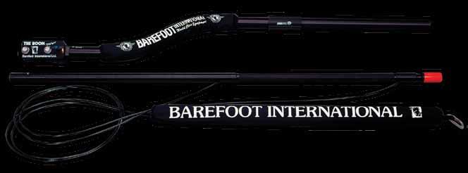 BAREFOOT INTERNATIONAL BOOMS Deluxe Single/Straight Contour Boom #B201 Fits inboard competition boats with a side windshield frame forward of the pylon.