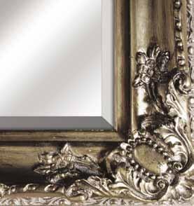 Old world frame with intricate detailing 1 beveled mirror available in five sizes A.