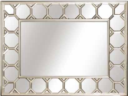 decorative mirrors YM120S Irridescent Silver & Gold Finish with