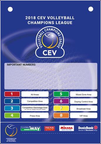 Clubs using the LED system have to adapt the resolution of the CEV and partner positions according to their needs.