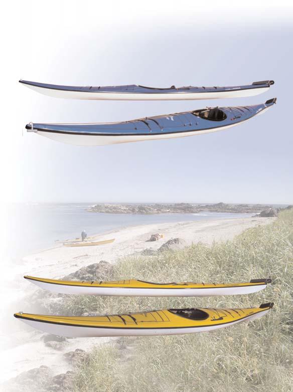 Ideal tripping kayak for most paddlers Slightly smaller and narrower than the Telkwa with smaller cockpit, lower deck and narrower hull.