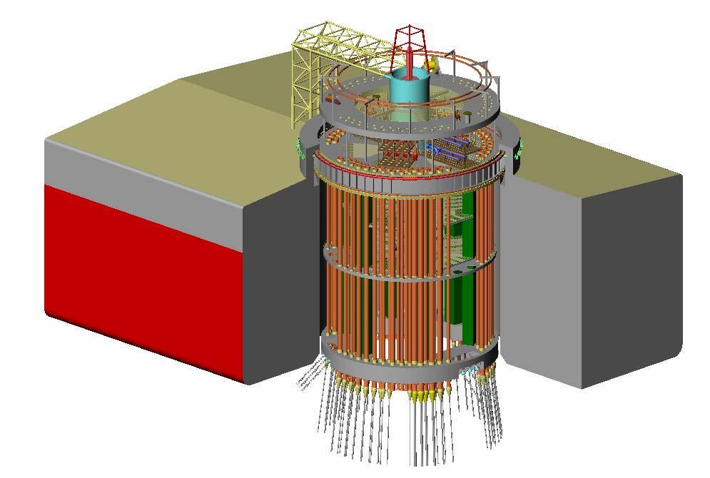 Figure 9: Illustration of a large capacity internal turret for offshore Brazil.