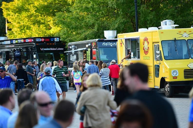 The event features some of the areas best Food Trucks, plus live music, youth entertainment, and the kick-off of the annual Folds of Honor fundraising event.