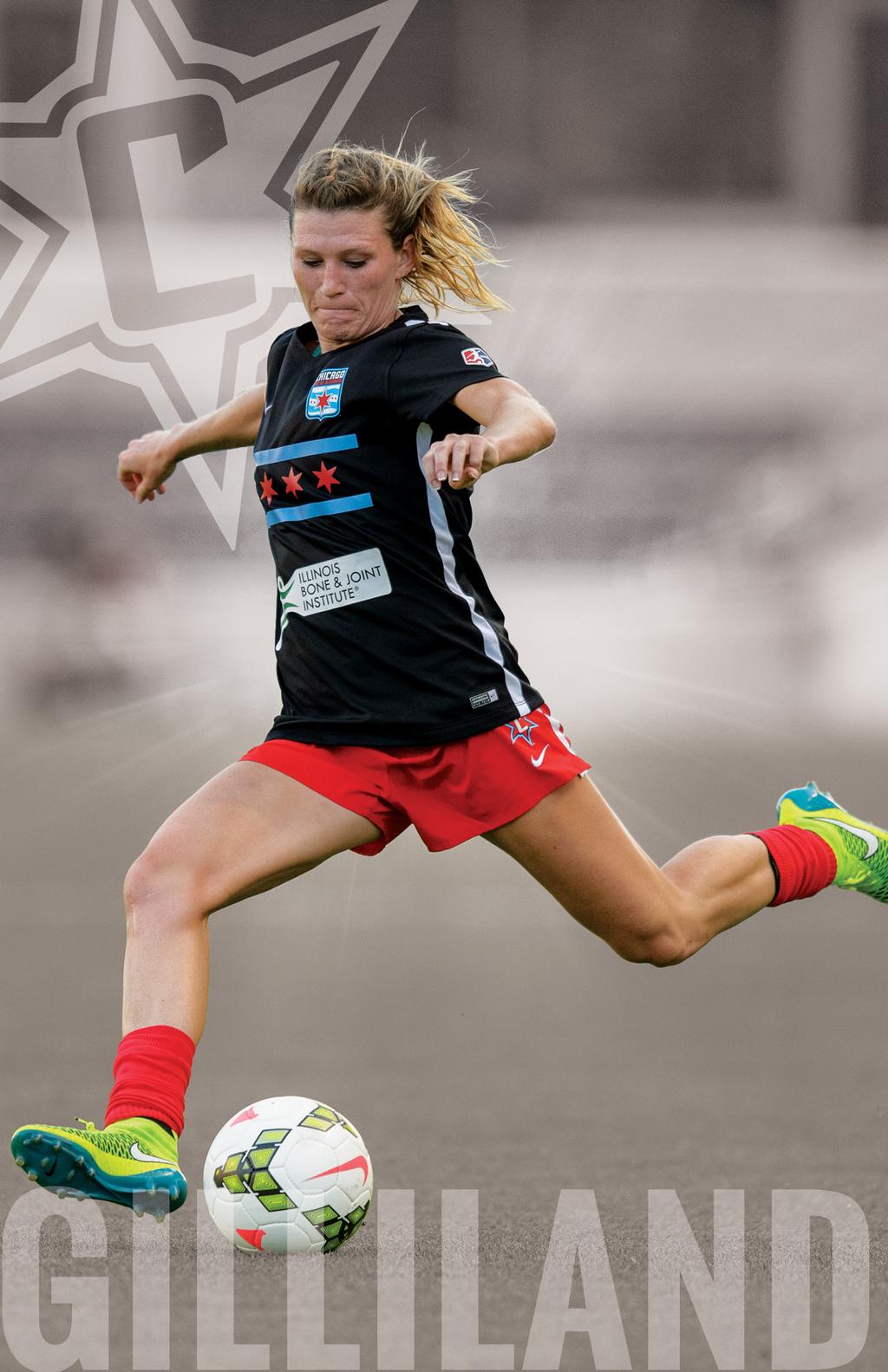 PROFESSIONAL: 2015: Was the 8th overall selection by the Red Stars in the NWSL College Draft Played in 19 matches, starting 17 Recorded 2 assists 1533 minutes of play (3rd highest minutes on team)