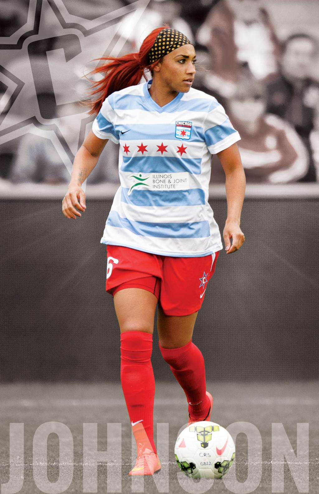 16Samantha Johnson POSITION: DEFENDER HEIGHT: 5-6 BORN: JUNE 10, 1991 HOMETOWN: PALMDALE, CA COLLEGE: UNIV. OF SOUTHERN CALIFORNIA INTERNATIONAL: 2010-2009: Member of the U-18 and U-20 U.S. Women s National Team 2008: Member of the U.