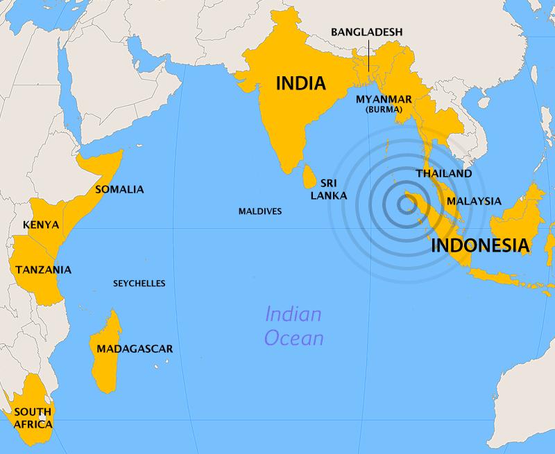 Tsunami in the Indian Ocean,