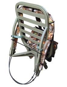 BACKPACKING Your treestand is designed to nest together as one unit making it easy to transport. 1.