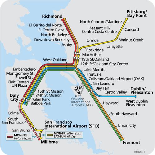 Getting Around Campus and Berkeley There are three BART (Bay Area Rapid Transit) stations within a short walking distance from campus: Downtown Berkeley,