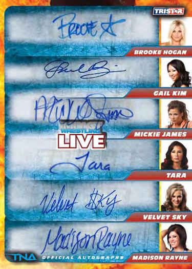 HAND-SIGNED LIVE AUTOGRAPH CARDS