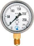 PRESSURE GAUGES 5090 0-400 Bar x 63 mm Oil filled for Air use only G 1/4 thread. 1.6% 5091 0-400 Bar x 63 mm Dry for Oxygen / Nitrox use. G 1/4 thread. 1.6% 5092 Panel Mount gauge x 63mm 0-400 Bar.
