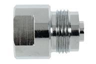 Bullnose to BS 341 type 3 NEW EUROPEAN NITROX VALVE ADAPTORS. 1078 M26 Male to Din 232 Female.
