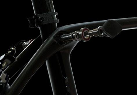 By allowing the steerer tube to rotate independently from the head tube, front IsoSpeed provides an