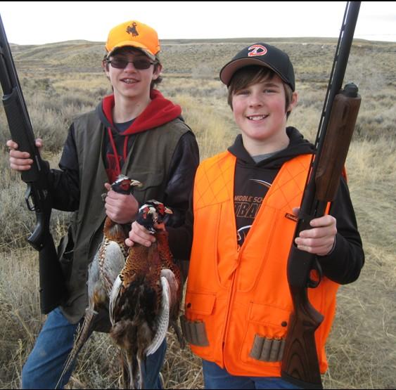 Youth pheasant hunt Cody Region Newslet- ter A young hunter participating in a youth pheasant hunt last month hosted by the Northwest Chapter of the Wild Turkey Federation, Bighorn Basin Chapter of