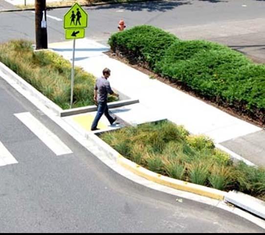 Streetscaping Amenities Stormwater Planters