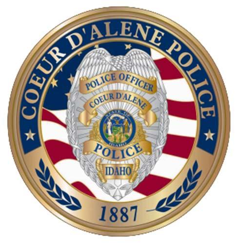 Monthly Crime Report August 2017 Coeur d Alene Police Submitted by: