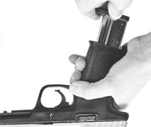 UNLOADING WARNING: ALWAYS KEEP YOUR PISTOL POINTED IN A SAFE DIRECTION. ALWAYS KEEP YOUR FINGER OFF THE TRIGGER AND OUT- SIDE THE TRIGGER GUARD WHEN UNLOADING.