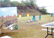 On Friday night the tradition is to set-up for the match on the Broward County Sheriff s range with all the facades, targets, and vendors in place for the early arrival of club members, volunteers,