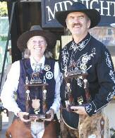 McLintock presented the Overall shooters awards to Cheyenne Culpepper and Arkansas Kitten. G. W.