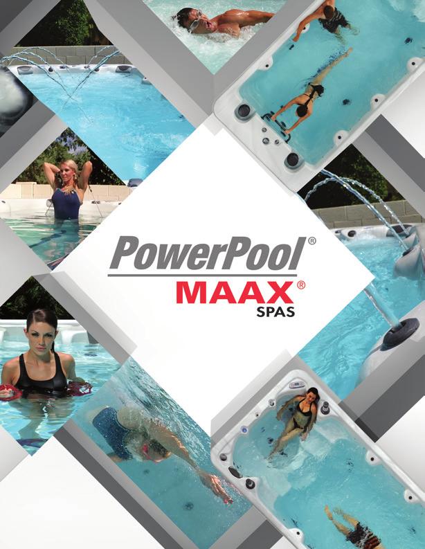 is a registered trademark of MAAX Spas Industries Corp. Specifications subject to change without notice. PowerPools shown at various percentages of actual size.