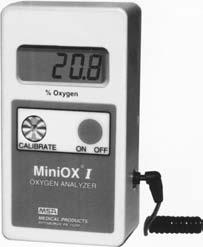 Part # 473030 $629.00 MiniOX I Oxygen Analyzer For spot checking oxygen concentrations, the MiniOX I Oxygen Analyzer is the preferred choice of healthcare professionals.