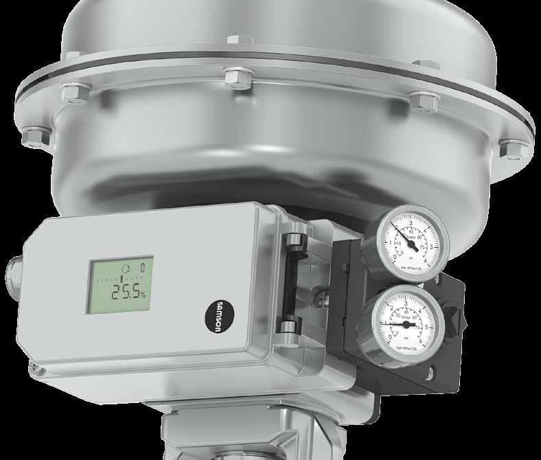 Valve diagnostics are based on the continuous collection of important data on control operation and the control valve itself in the positioner.