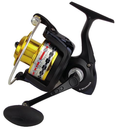 BLACK SPIN Marine BLACK CREEK MATRIX A complete series of new generation reels, featuring thin and light bodies and large diameter rotors and spools.