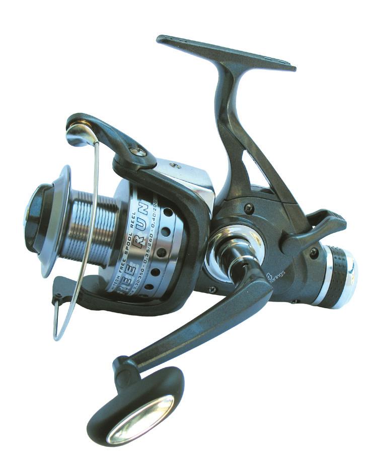 free run High performan- ces and reliability are the winning features of this new free-spool reel.the new FREE RUN has smooth gears, a strong and progressive main drag and a up to date design.