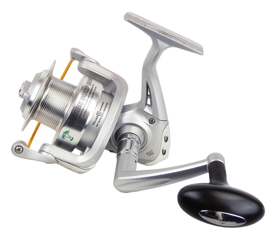 fortune. CARIBE SURF 8000 A long casting reel for Surf Casting, Carp and all the fishing techniques requiring long distance casting and a large capacity spool.
