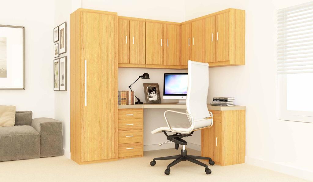 TheHomeOfficeSeries Make the most of your living space by turning a guest room into an office or sewing room.