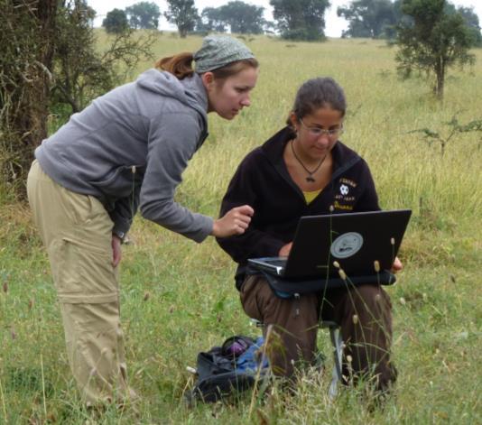 Photo: Erica and Deanna downloading camera trap photos Both Deanna and Erica have asked to continue working with ACK. Erica is now the Volunteer and Outreach Coordinator, taking over from Liz Larsen.