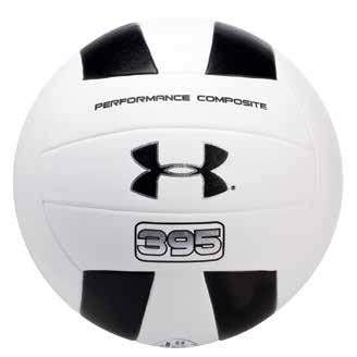 22 UA 395 Volleyball VOLLEYBALL UA TOUCHSKIN Technology Delivers Excellent Feel and a Soft Touch Patented Threadless Seamed Beveled