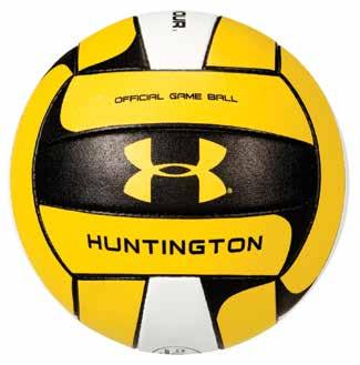 23 UA Huntington Volleyball UA TOUCHSKIN Technology Delivers Excellent Feel and a Soft Touch Hand Stitched Japanese Composite Cover Floating