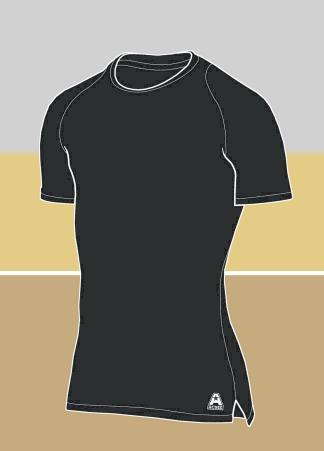 UNIFORMS RULE 4-1-1a-c A form-fitted compression shirt which shall not cover or extend below the elbow and shall have a minimum 3-inch tail.