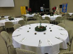 members, spouses and guests enjoyed a wonderful Christmas dinner,