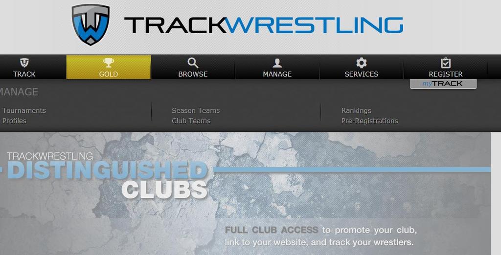 TRACKWRESTLING TW will be used for all body