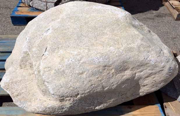 BOULDERS White Water Boulders A water worn granite, also known as salt-and-pepper, are available in many sizes and can be used in a variety of landscaping