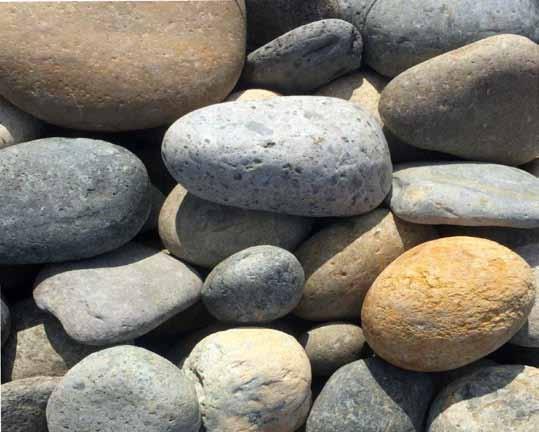 COBBLE Yosemite Cobble [this material is in baskets] Yosemite Cobble has an earthtone blend of tans, greys, pastels